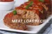 Meat Loaf Recipe